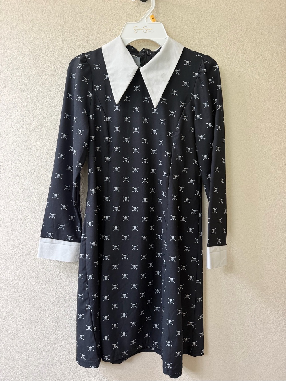 Wednesday Addams style Halloween Dress for 9 to 11 year old